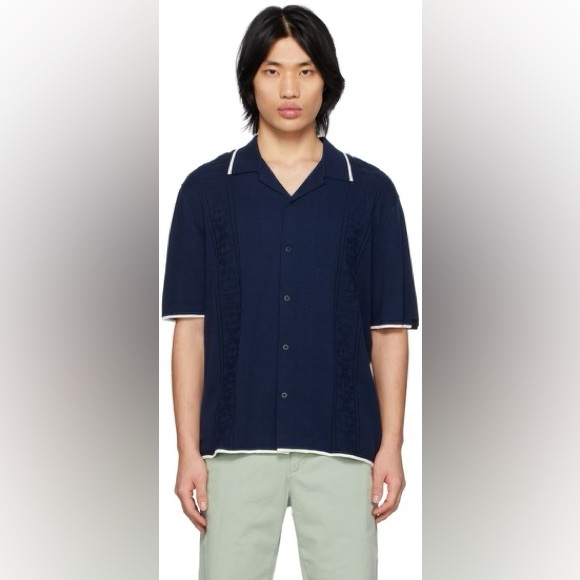 New Never-Worn Rag and Done Men’s Navy Archer SS Button Down Size Large